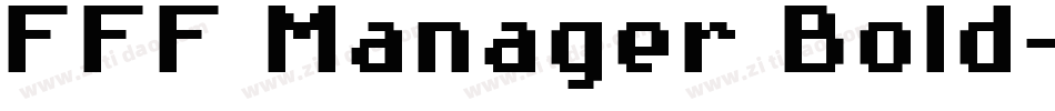 FFF Manager Bold字体转换